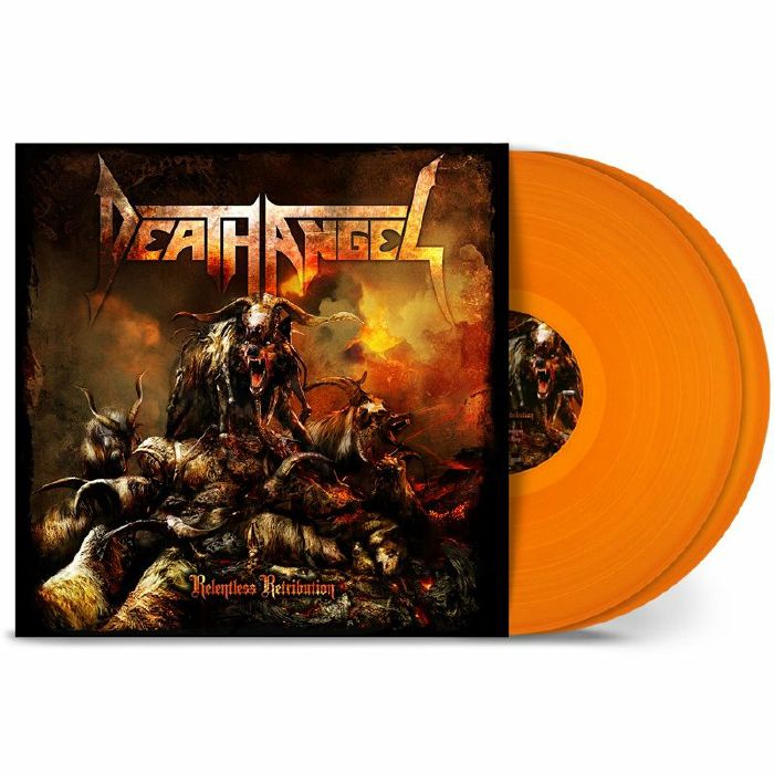 Relentless Retribution - Orange Vinyl 2xLP vinyl record cover