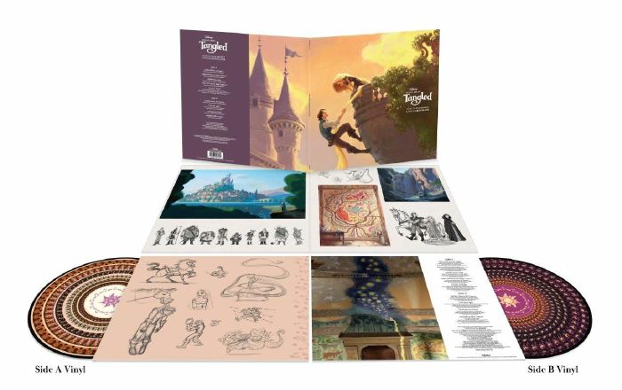 Songs From Tangled (Soundtrack) - Zoetrope Picture Disc Vinyl LP vinyl record cover