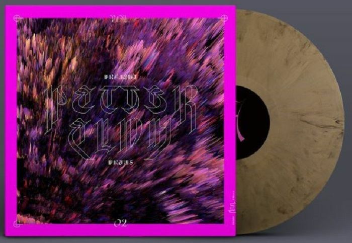 Projekt Drums Vol 2 - Limited Edition Gold Marbled Vinyl LP vinyl record cover