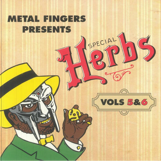 Metal Fingers Presents: Special Herbs Vol 5 & 6 - Red Vinyl 2xLP vinyl record cover