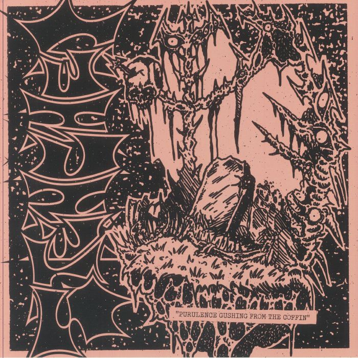 Purulence Gushing From The Coffin - Vinyl LP vinyl record cover