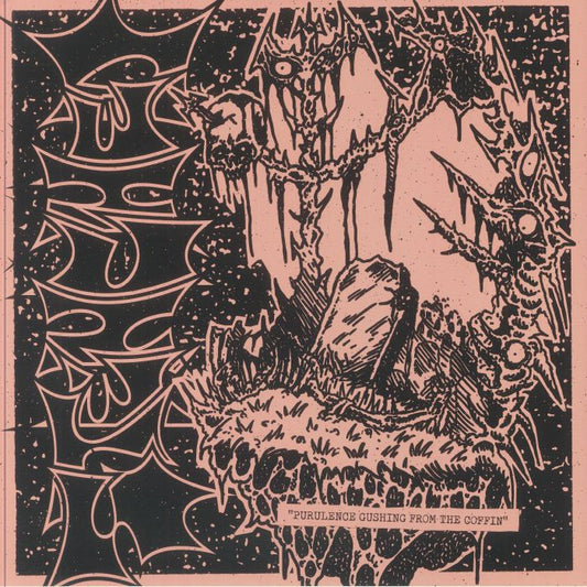 Purulence Gushing From The Coffin - Vinyl LP vinyl record cover