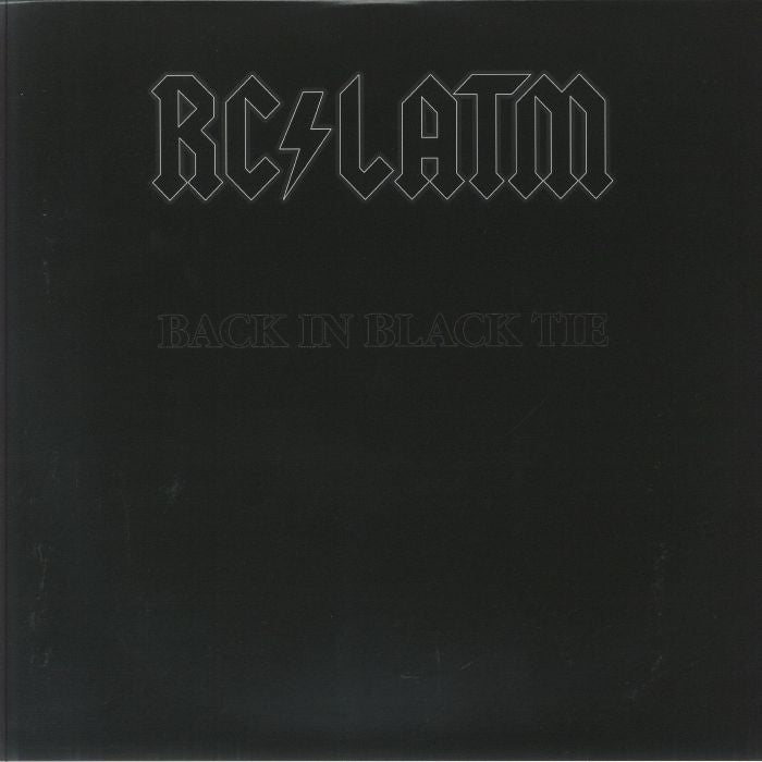 Back In Black Tie - Limited Edition Transparent Black Smoke Vinyl LP vinyl record cover