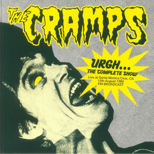 Urgh The Complete Show: Live At Santa Monica Civic CA 15th August 1980 FM Broadcast - Limited Edition Yellow And Green Splatter Vinyl LP vinyl record cover