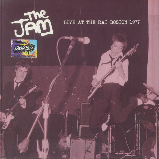 Live At The Rat Boston 1977 - Limited Splatter Vinyl LP vinyl record cover
