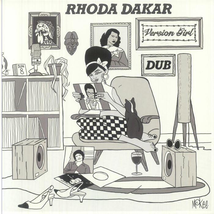 Version Girl In Dub - Limited Edition Luminous Vinyl LP vinyl record cover