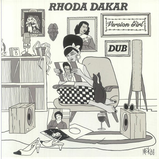 Version Girl In Dub - Limited Edition Luminous Vinyl LP vinyl record cover