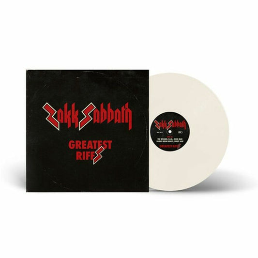 Greatest Riffs - Limited Edition White Vinyl LP vinyl record cover