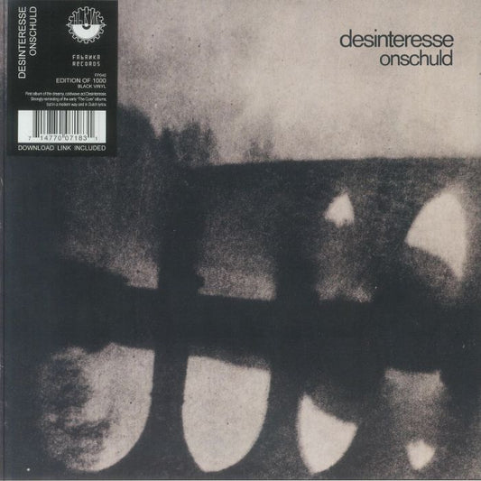 Onschuld - Limited Edition Vinyl LP vinyl record cover