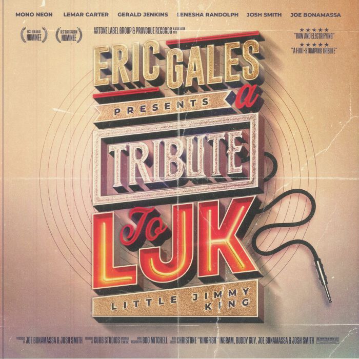 A Tribute To LJK - Purple Vinyl LP vinyl record cover