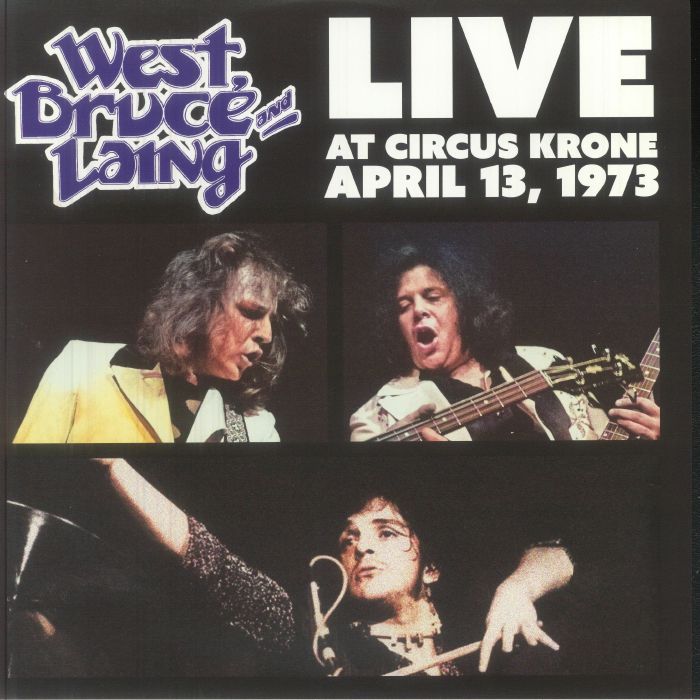 Live At Circus Krone Frankfurt 1973 - Clear Vinyl 2xLP vinyl record cover