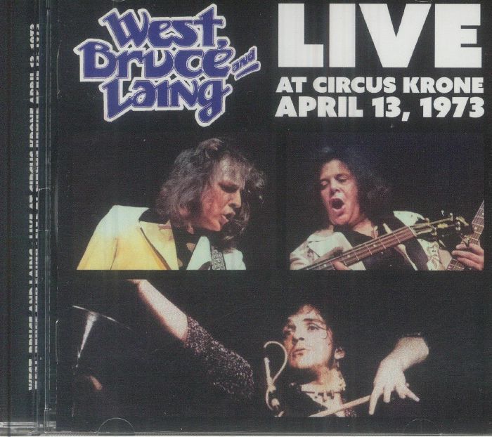 Live At Circus Krone Frankfurt Germany April 13 1973 - CD CD cover