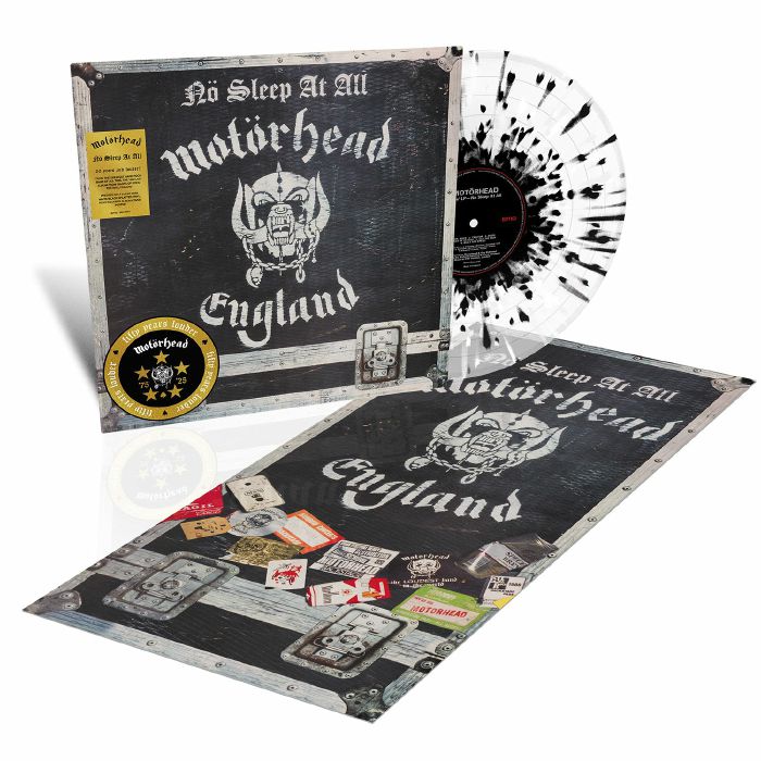 No Sleep At All (50th Anniversary Edition) - White & Black Splatter LP vinyl record cover