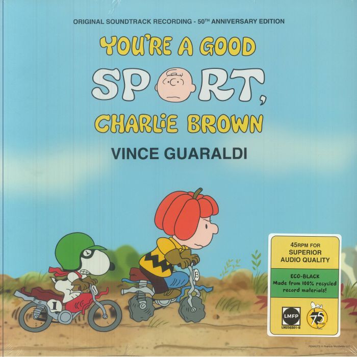 You're A Good Sport, Charlie Brown - 50th Anniversary Edition Vinyl LP vinyl record cover