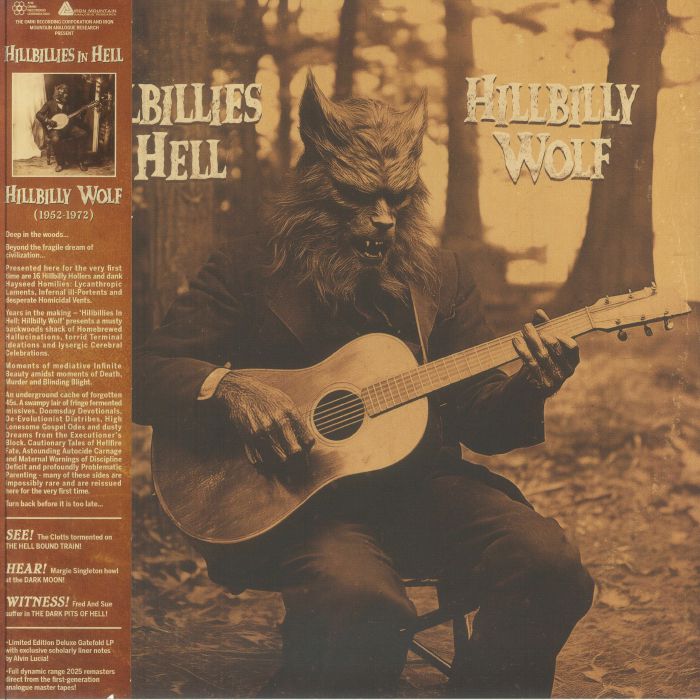 Hillbillies In Hell: Hillbilly Wolf (1952-1972) - Remastered Limited Edition Vinyl LP vinyl record cover