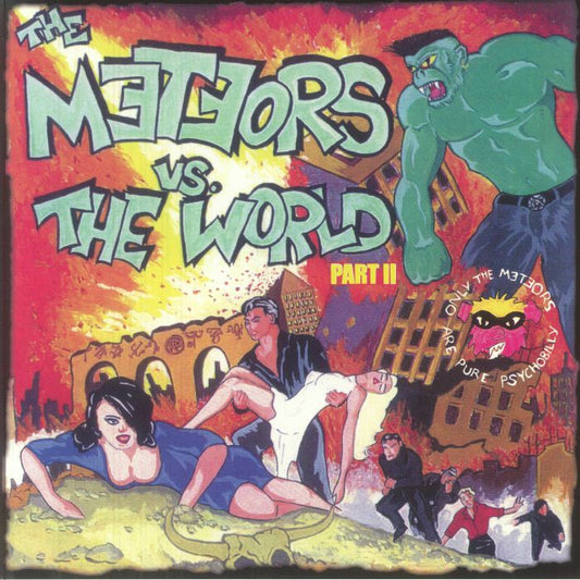 The Meteors Vs The World Part II - Vinyl LP vinyl record cover