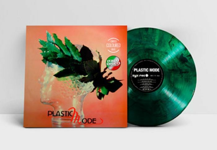Plastic Mode - Green and Black Marbled Vinyl LP vinyl record cover