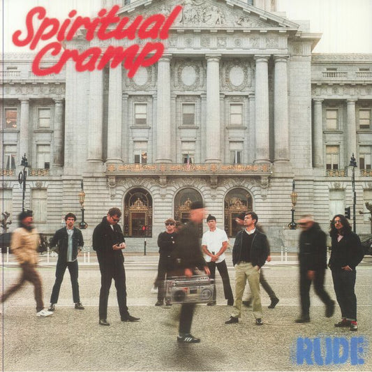 Rude - Blue Marbled Vinyl LP vinyl record cover