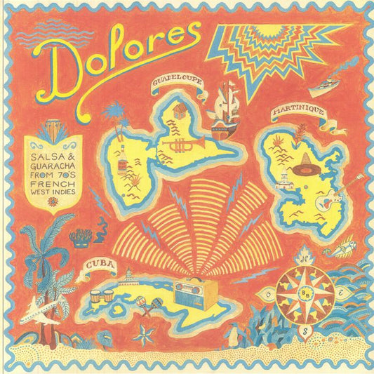 Dolores: Salsa & Guaracha From 70's French West Indies - Vinyl LP vinyl record cover
