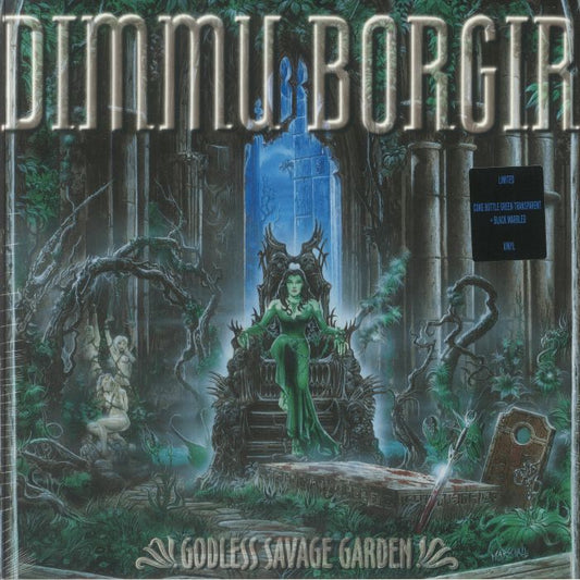 Godless Savage Garden - Green and Black Marbled Vinyl LP vinyl record cover