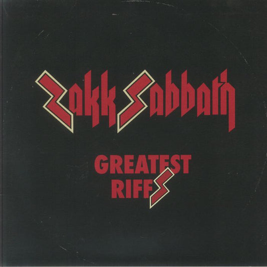Greatest Riffs - Vinyl LP vinyl record cover