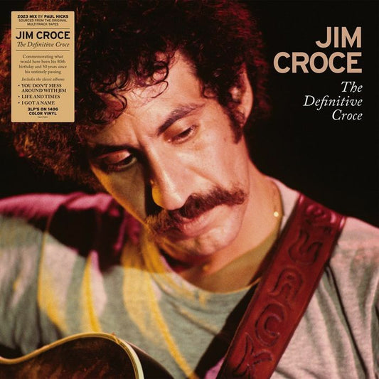 The Definitive Croce - Limited Edition Coloured Vinyl 3xLP Box Set vinyl record cover