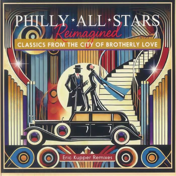 Reimagined: Classics From The City Of Brotherly Love - Blue Marbled White & Red Vinyl 3xLP vinyl record cover