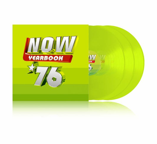 NOW Yearbook 1976 - Lime Green Vinyl 3xLP vinyl record cover