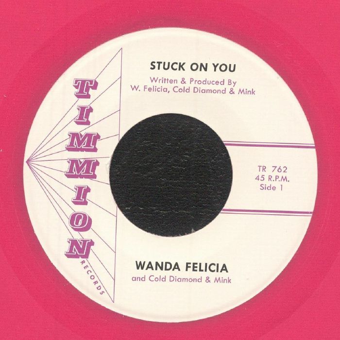 Stuck On You - Pink Vinyl Single vinyl record cover