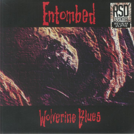 Wolverine Blues - Red & Black Splatter Vinyl LP vinyl record cover