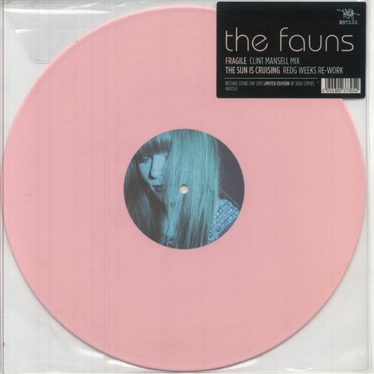 Fragile/The Sun Is Cruising Remixes - Pink Vinyl Single vinyl record cover