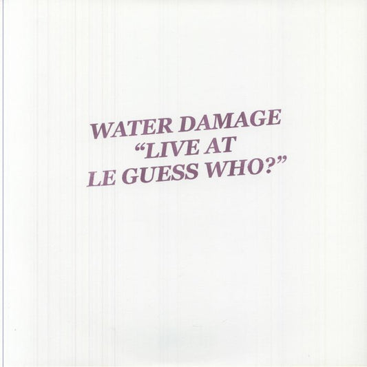 Live At Le Guess Who? - Limited Edition Vinyl LP vinyl record cover