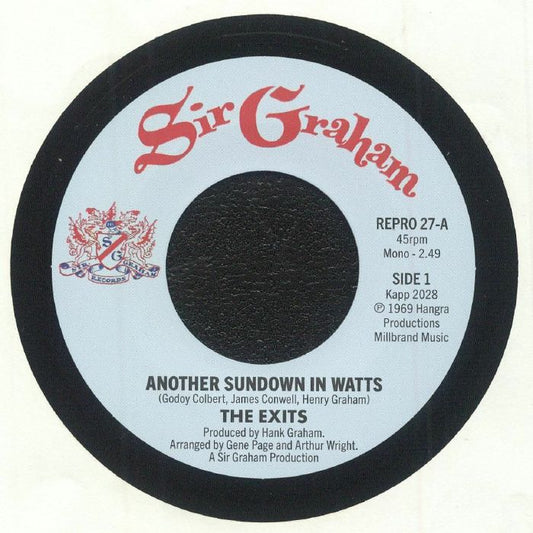 Another Sundown In Watts - Vinyl Single vinyl record cover