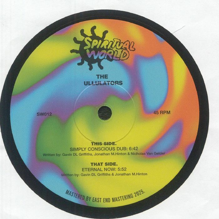 Simply Conscious Dub - Vinyl Single vinyl record cover