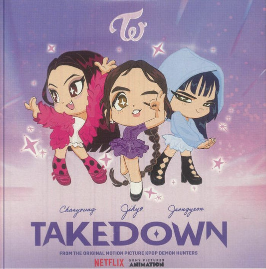 Takedown - Limited Edition Purple Vinyl Single vinyl record cover