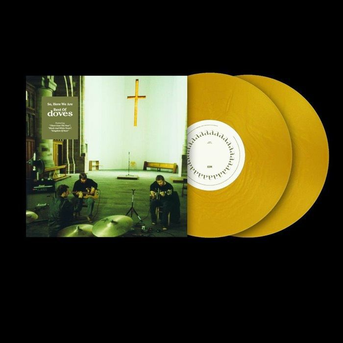 So Here We Are: Best Of Doves - Limited Edition Gold Marbled 2xLP vinyl record cover