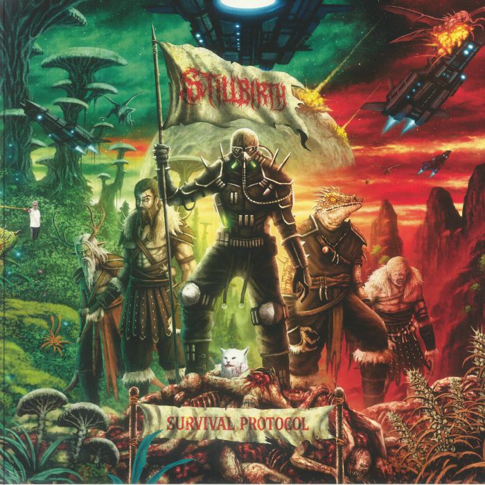 Survival Protocol - Translucent Lime Vinyl LP vinyl record cover