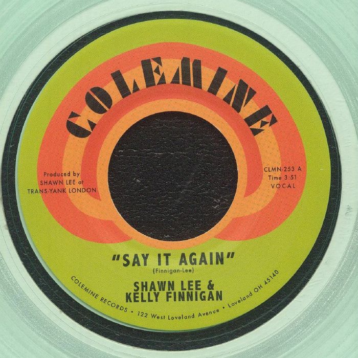 Say It Again - Limited Edition Clear Vinyl Single vinyl record cover