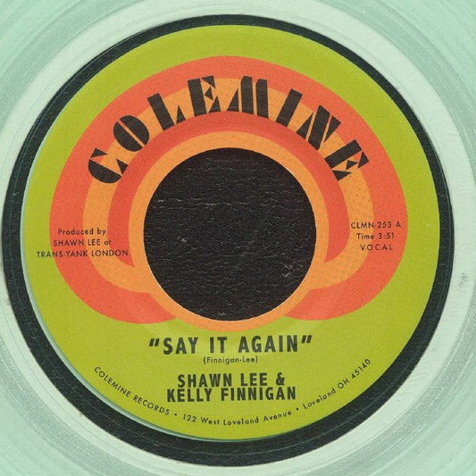 Say It Again - Limited Edition Clear Vinyl Single vinyl record cover