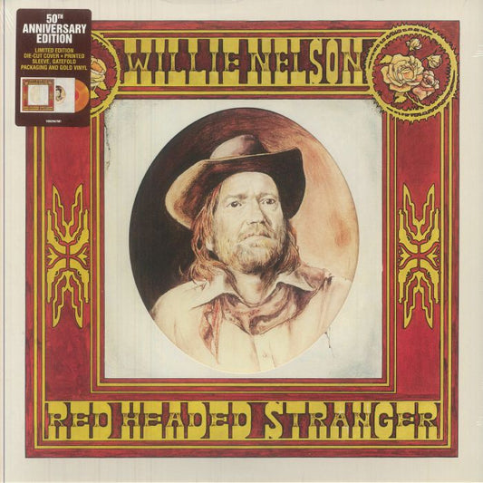 Red Headed Stranger (50th Anniversary Edition) - Gold Vinyl LP vinyl record cover