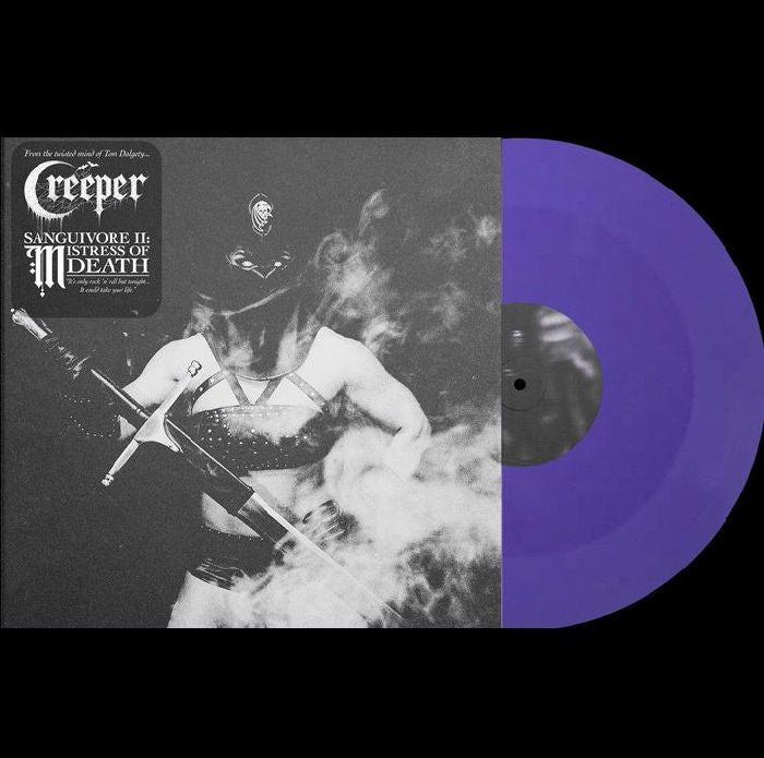 Sanguivore II: Mistress Of Death - Purple Vinyl LP vinyl record cover