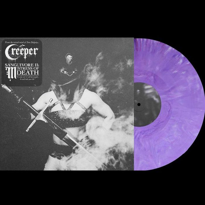 Sanguivore II: Mistress Of Death - Purple Marbled Vinyl LP vinyl record cover