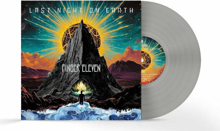 Last Night On Earth - Silver Vinyl LP vinyl record cover
