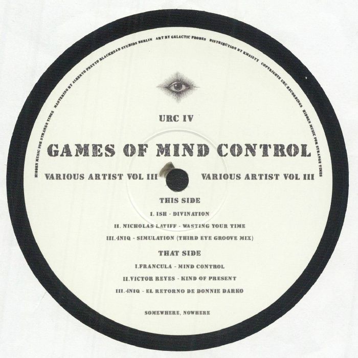Games Of Mind Control - Vinyl EP vinyl record cover