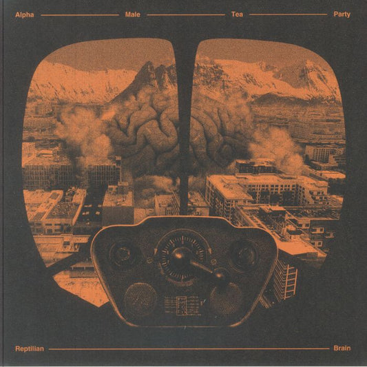 Reptilian Brain - Brown Marbled Vinyl LP vinyl record cover