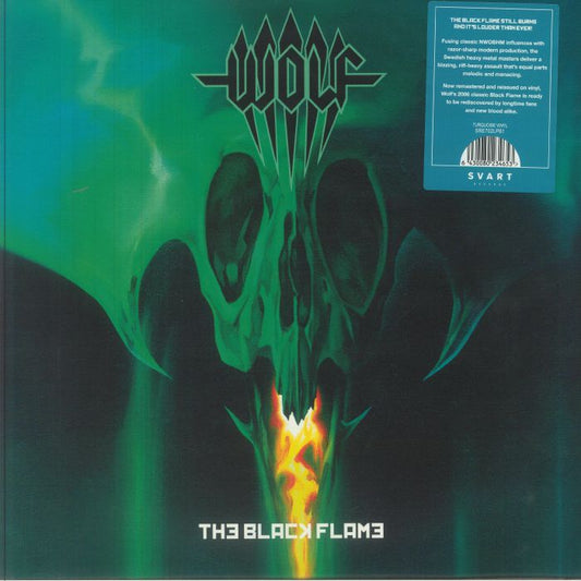 The Black Flame - Reissue Turquoise Vinyl LP vinyl record cover