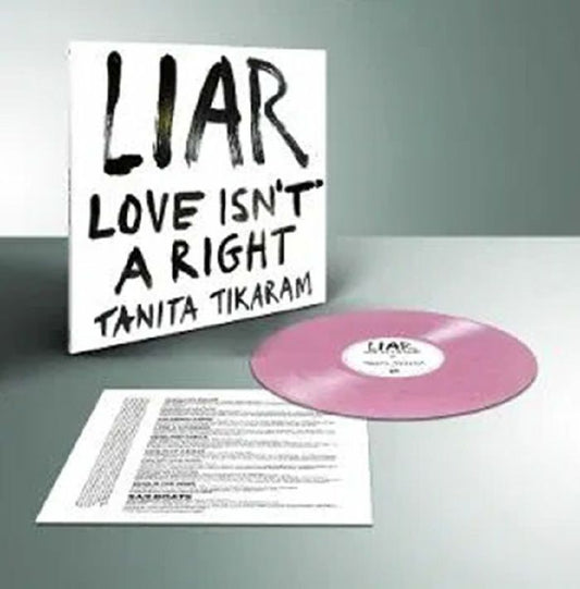 LIAR (Love Isn't A Right) - Limited Edition Pink Vinyl LP vinyl record cover