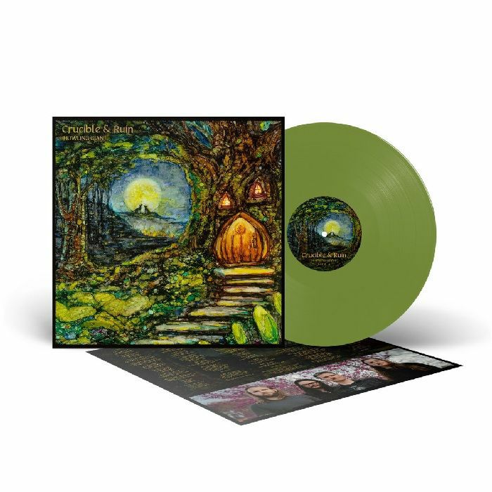Crucible & Ruin - Limited Edition Olive Green Vinyl LP vinyl record cover