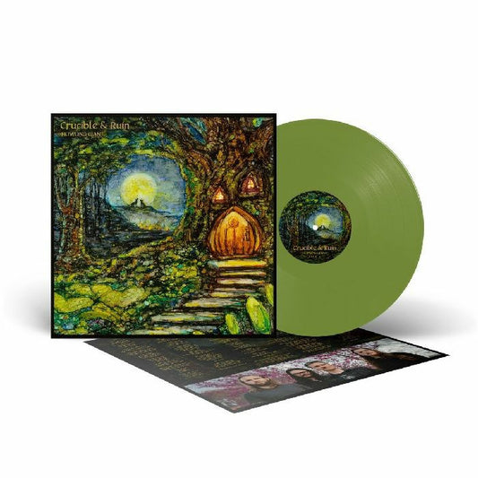 Crucible & Ruin - Limited Edition Olive Green Vinyl LP vinyl record cover