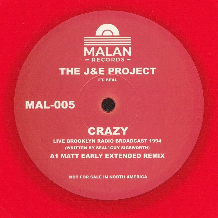Crazy - Red Vinyl Single vinyl record cover
